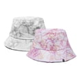 thumbnail image 1 of DALIX Tie Dye 100% Cotton Unisex Outdoor Summer Bucket Hats in Gray and Pink - Medium (2-Pack), 1 of 5