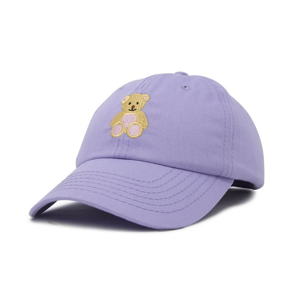 DALIX Toddler Cute Teddy Bear Hat Cotton Baseball Cap in Lavender