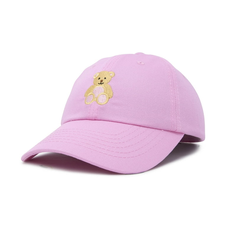 DALIX Toddler Cute Teddy Bear Hat Cotton Baseball Cap in Light