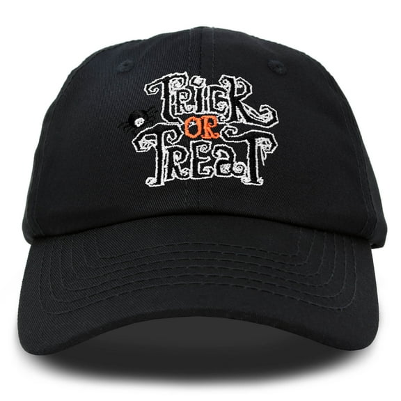 DALIX Trick or Treat Hat Womens Halloween Baseball Cap in Black