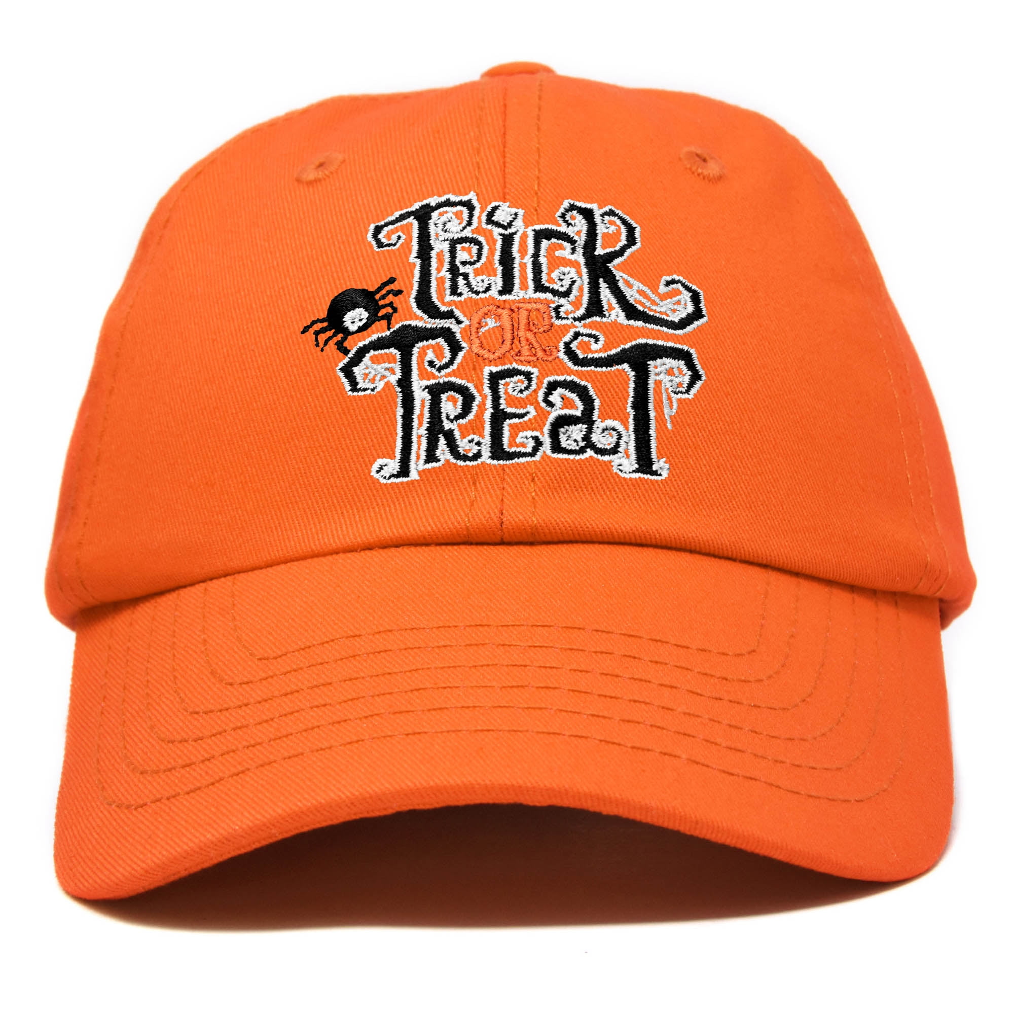 DALIX Trick or Treat Hat Womens Halloween Baseball Cap in Orange
