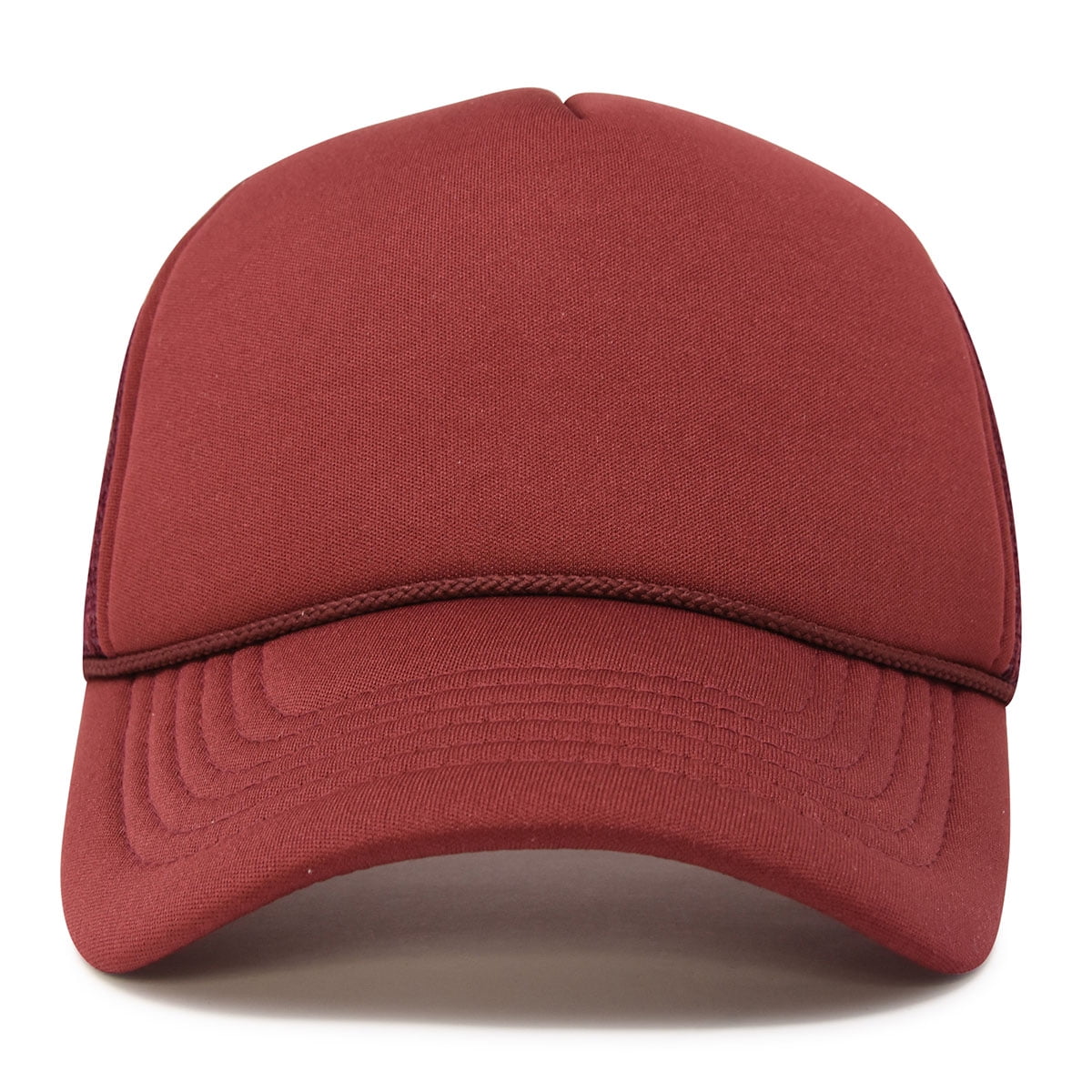 DALIX Trucker Cap Mesh Hat with Solid Colors and Adjustable Strap