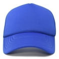 thumbnail image 1 of DALIX Trucker Cap Mesh Hat with Solid Colors and Adjustable Strap and Small Braid in Royal Blue, 1 of 6