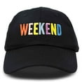 thumbnail image 1 of DALIX Weekend Baseball Cap Embroidered Hat in Black, 1 of 6