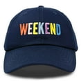 thumbnail image 1 of DALIX Weekend Baseball Cap Embroidered Hat in Navy Blue, 1 of 6