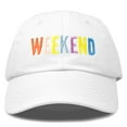 thumbnail image 1 of DALIX Weekend Baseball Cap Embroidered Hat in White, 1 of 6