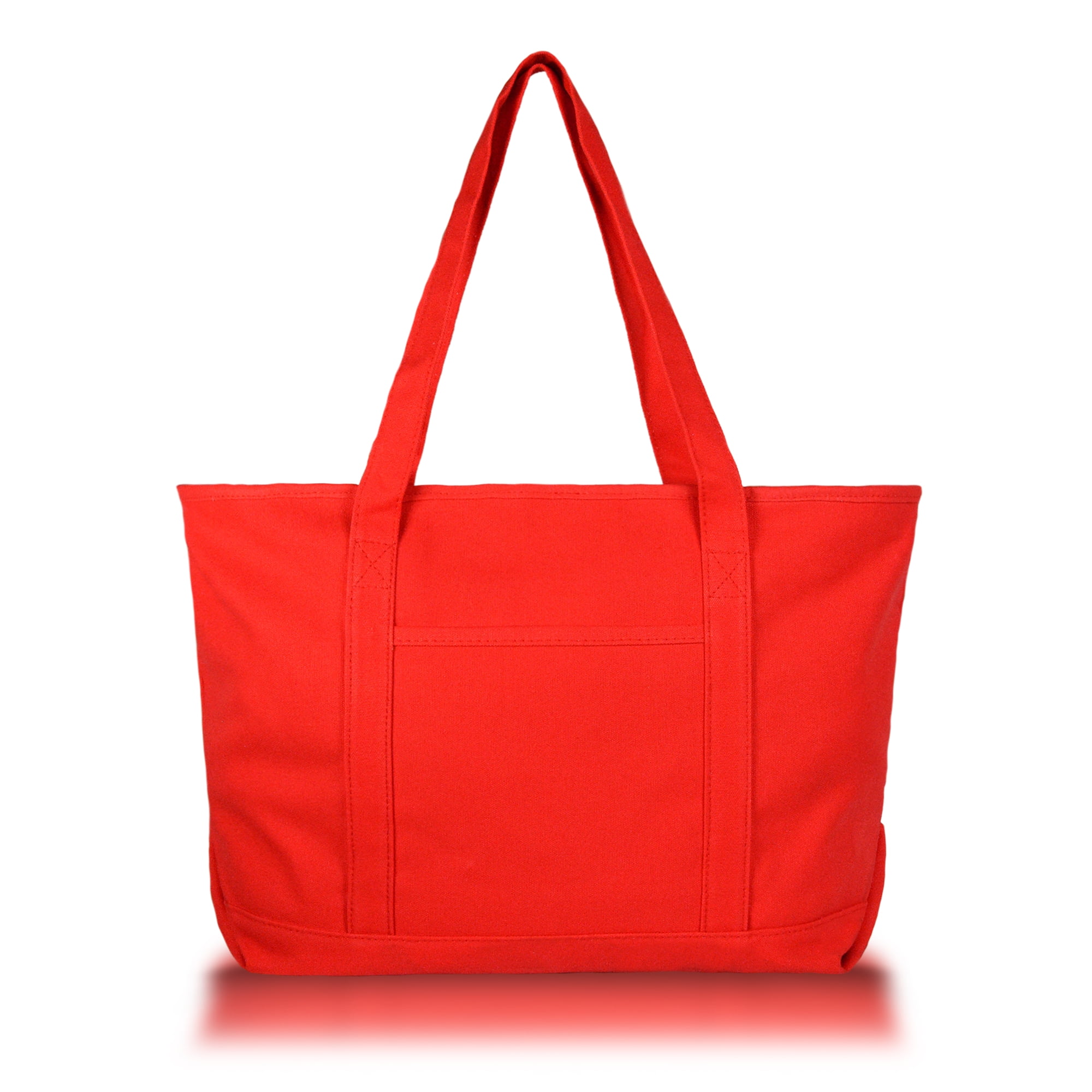 Dalix Rainbow Tote Bag with Zippered Top