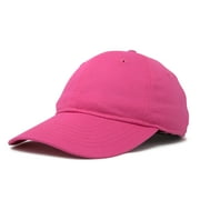 DALIX Womens Hat Lightweight 100% Cotton Cap in Hot Pink