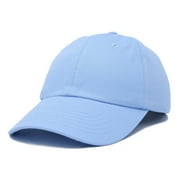 DALIX Womens Hat Lightweight 100% Cotton Cap in Light Blue