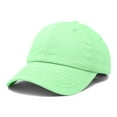 thumbnail image 1 of DALIX Womens Hat Lightweight 100% Cotton Cap in Lime Green, 1 of 5