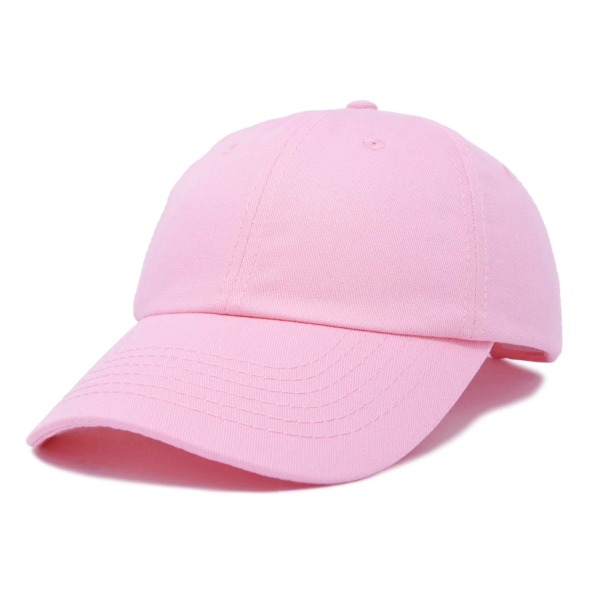 DALIX Womens Hat Lightweight 100% Cotton Cap in Pink - Walmart.com
