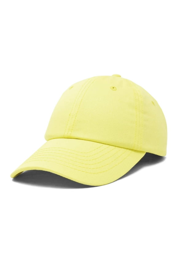 Womens Hat Lightweight 100% Cotton Cap in Yellow