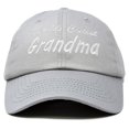 thumbnail image 1 of DALIX Worlds Cutest Grandma Hat Gift Embroidered Cotton Cap in Gray, 1 of 6