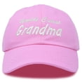 thumbnail image 1 of DALIX Worlds Cutest Grandma Hat Gift Embroidered Cotton Cap in Light Pink, 1 of 6