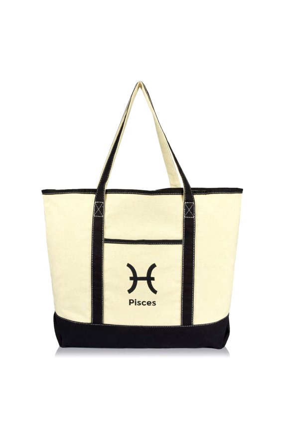 Zodiac Sign Women's Tote Hand Bag Horoscope Astrology - Pisces