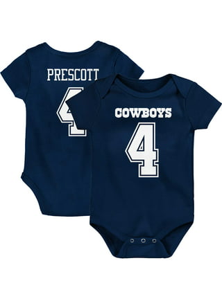 Newborn & Infant CeeDee Lamb Navy/White/Heathered Gray Dallas Cowboys  Three-Pack Player Name 