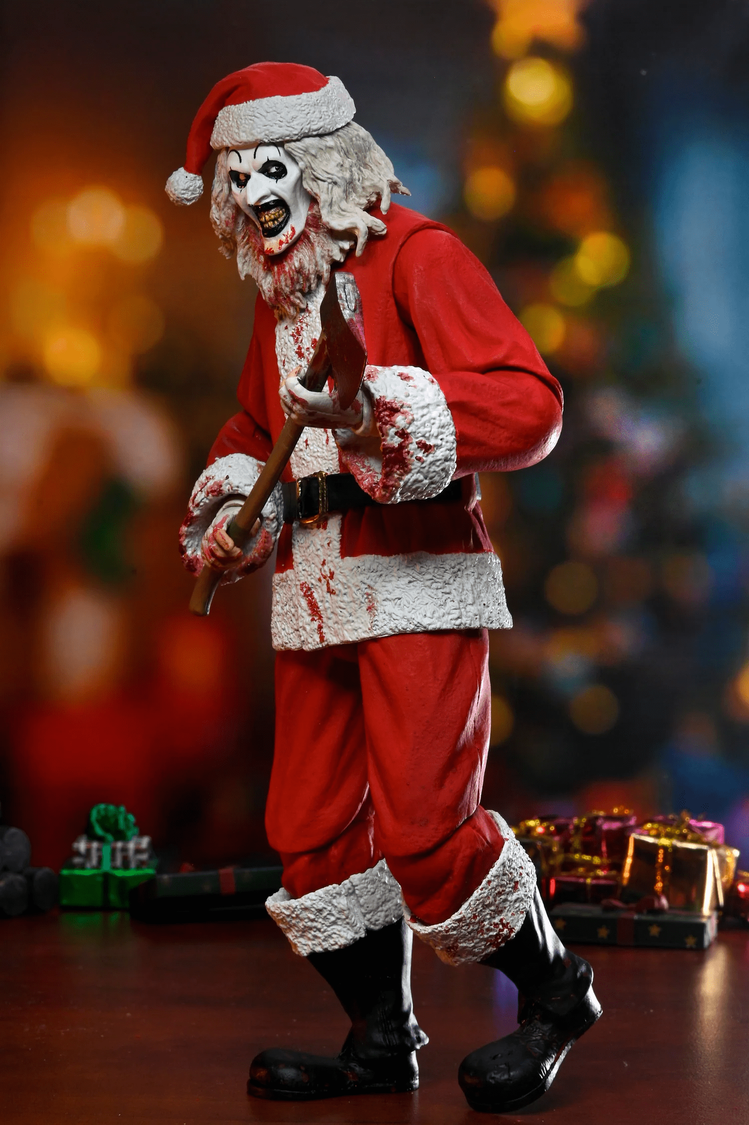 Terrifier - Ultimate Bloody Santa Suit Art the Clown 7-Inch Scale Action Figure