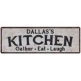 thumbnail image 1 of DALLAS's Kitchen Gift Rustic Chic Decor Gift 6x18 Sign 206180051623, 1 of 1