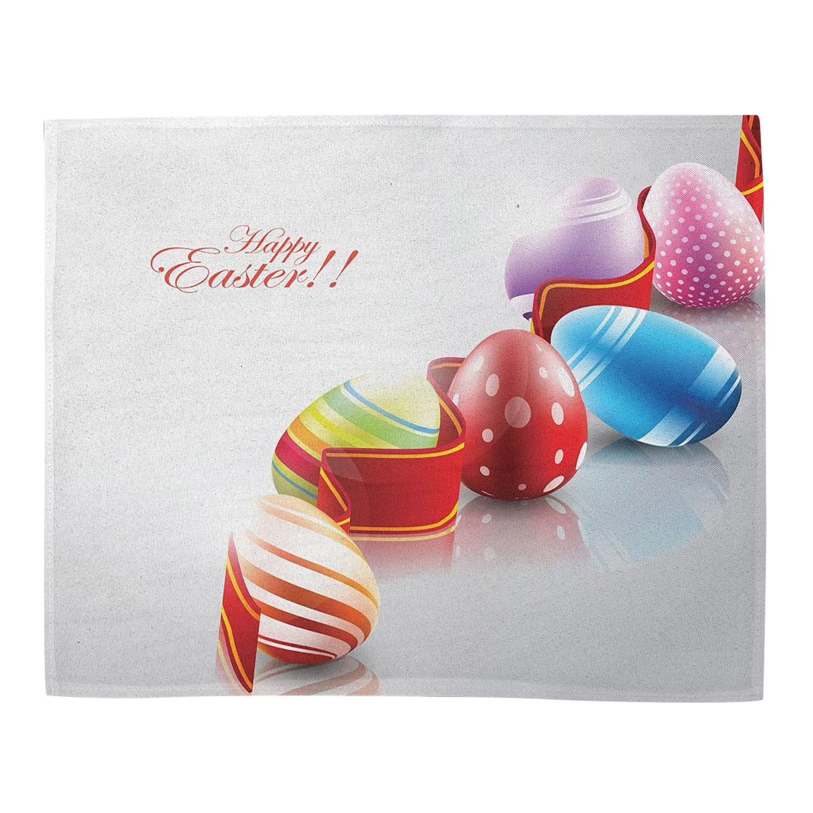 DALLtif Clearance Placemat Easter Placemat Home Cartoon Rabbit Kitchen