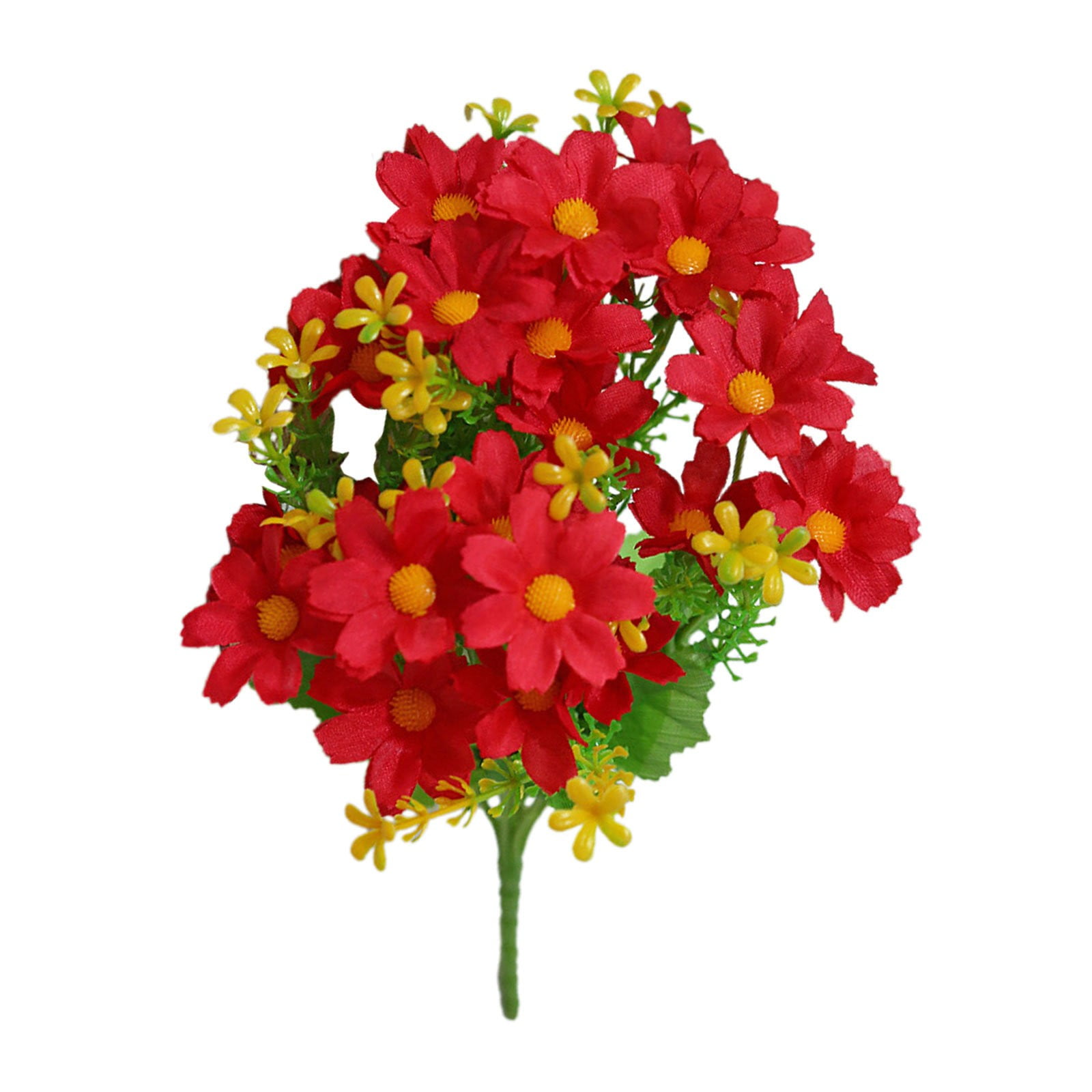 DALLtif White Roses Lego Roses Flowers Babys Breath Artificial Flowers ...