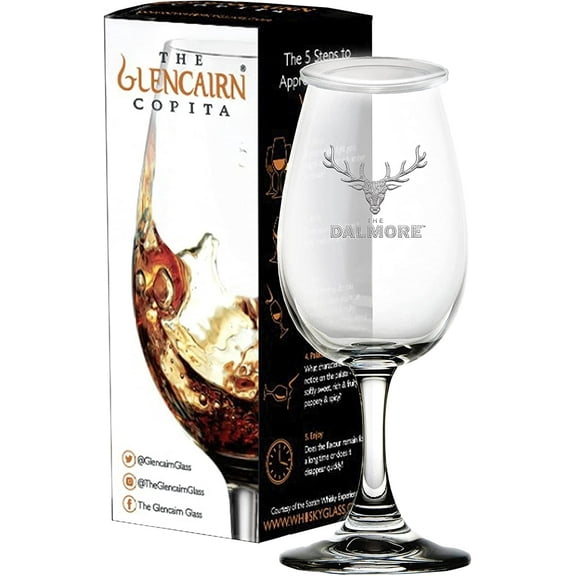 Dalmore Glencairn Copita Nosing Glass With Watch Glass Cover, Watch Parts & Kits