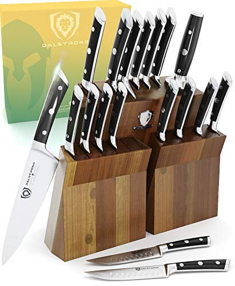 DALSTRONG Knife Block Set 18Piece Gladiator Series Colossal Knife