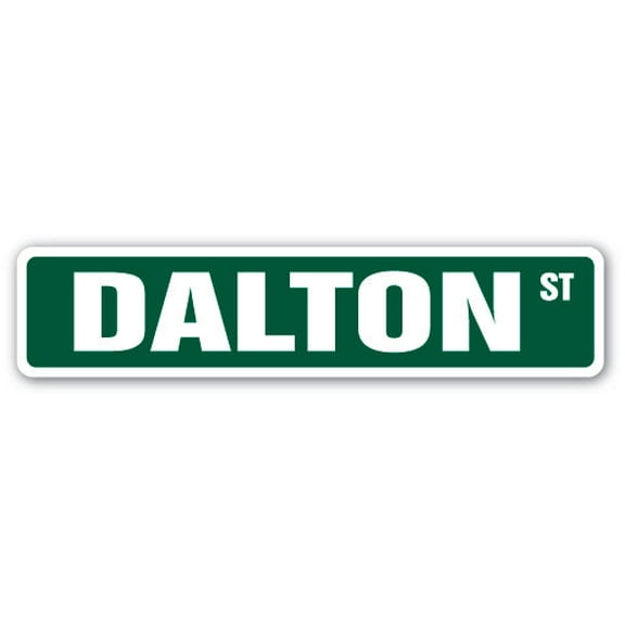 DALTON Street Sign Childrens Name Room Sign | Indoor/Outdoor |  36" Wide