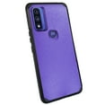 thumbnail image 1 of DALUX MetKase Hybrid Slim Phone Case Compatible with Motorola Moto G Pure / G Power (2022) - Purple, 1 of 3