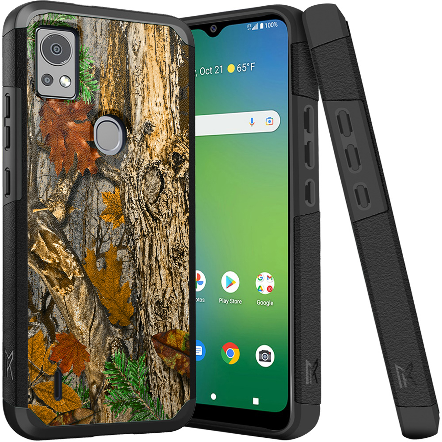 DALUX MetKase Hybrid Slim Phone Case Cover Compatible with Cricket Icon