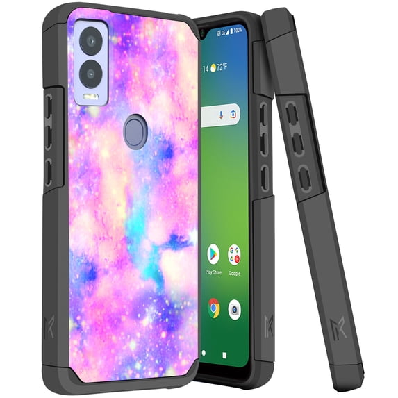DALUX MetKase Hybrid Slim Phone Case Cover Compatible with Cricket Magic 5G / AT&T Propel 5G (2023) - Unicorn Universe