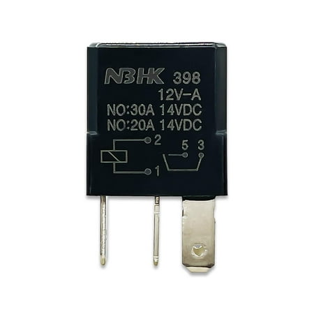 DAMA 4 Pin Multi Purpose 30/20A Heavy Duty SPST Relay | Pack of 1