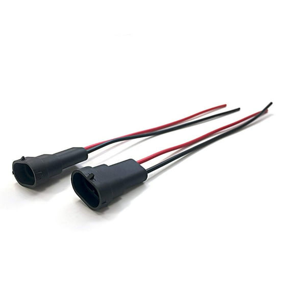 DAMA H8 H11 Extension Wire Connectors / Male Pigtails | Pack of 2