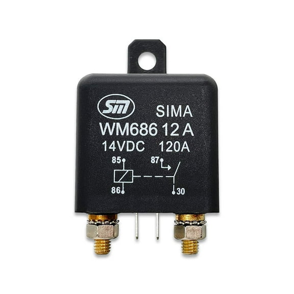 DAMA WM686 4 Pin Split Charge Continuous Duty SPST Relay | Pack of 1