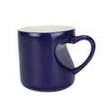 thumbnail image 1 of DAMAI 10.14oz Valentines Day Heart Shaped Handle Color Changing Heat Transfer Printing Ceramic Magic Cup Hot Water Color Changing Black And White Coffee Mug, 1 of 6