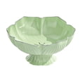 thumbnail image 1 of DAMAI 10" Fluted Scalloped Decorative Bowls Moderate Plastic Fruit Bowl for Kitchen Counter, Elegant Wavy Edge Centerpiece Bowls for Home Housewarming Wedding Gift, 1 of 6