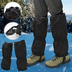 DAMAI 2 PCS Waterproof Lawn Care Leg Gaiters, Leg Guards for Weed Eating, Adjustable Leg Chap for Hiking Work Outdoor Garden for Men and Women