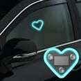 thumbnail image 1 of DAMAI 2 Pcs Car LED Ambient Light - Solar-Powered Heart-Shaped LED Neon Light, IP65 Waterproof Valentine's Day Car Decor, Auto On/Off Romantic Ambient Light, 1 of 5