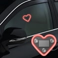 thumbnail image 1 of DAMAI 2 Pcs Car LED Ambient Light - Solar-Powered Heart-Shaped LED Neon Light, IP65 Waterproof Valentine's Day Car Decor, Auto On/Off Romantic Ambient Light, 1 of 5