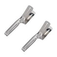 thumbnail image 1 of DAMAI 2 Pcs Spatula Tongs for Flipping, Stainless Steel Grill Clamp Spatula Flipper, Anti-Scald Extended Handle Spatula Tongs, Slotted Double Spatula, For Flipping Steak Fish Hamburger BBQ Pizza, 1 of 7