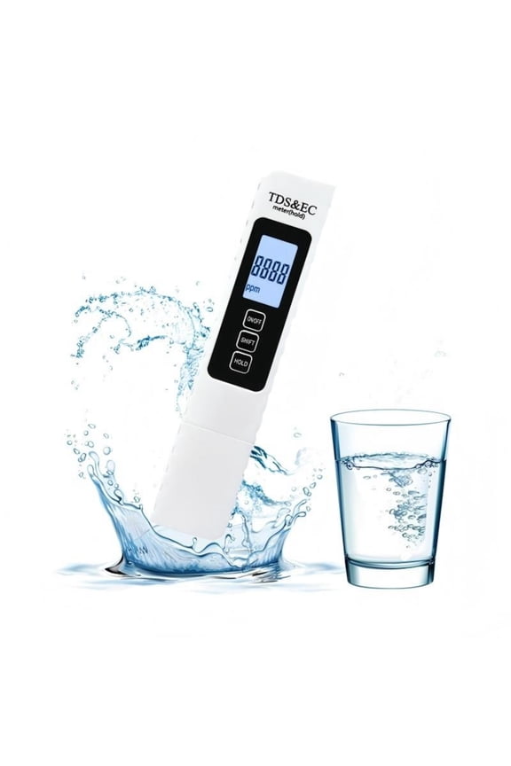 2025 New 4 in 1 Digital Water Quality Tester,0-9990PPM TDS Meter Digital Water Tester,Professional Testing for Drinking Water, Hydroponics, Aquariums, RO Systems Swimming Pools
