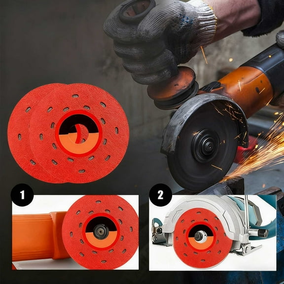 DAMAI 2025 New Woodworking Tools, Rock Slab Grinding and Cutting Disc for Angle Grinder, Multifunctional Circular Saw Blade, Marble Edge Trimming, Diamond Saw Blade Wheel for Tile Jade