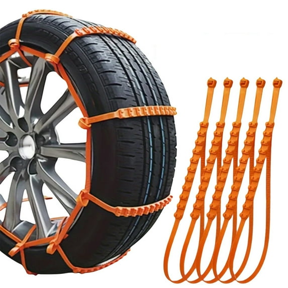 DAMAI 2026 New Anti-skid Chains, Universal Anti-Skid Snow Tire Chains, Portable Emergency Traction Cables for Cars SUVs Trucks, Reusable Winter Safety Chains for Snow Ice Mud