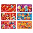 thumbnail image 1 of DAMAI 2026 New Year of the Horse Red Envelopes - 6 Unique Cute Horse Patterns, Lucky Money Bags With Auspicious Design, Chinese Lunar New Year Packets, Wealth And Happiness For Spring Festival, 1 of 4