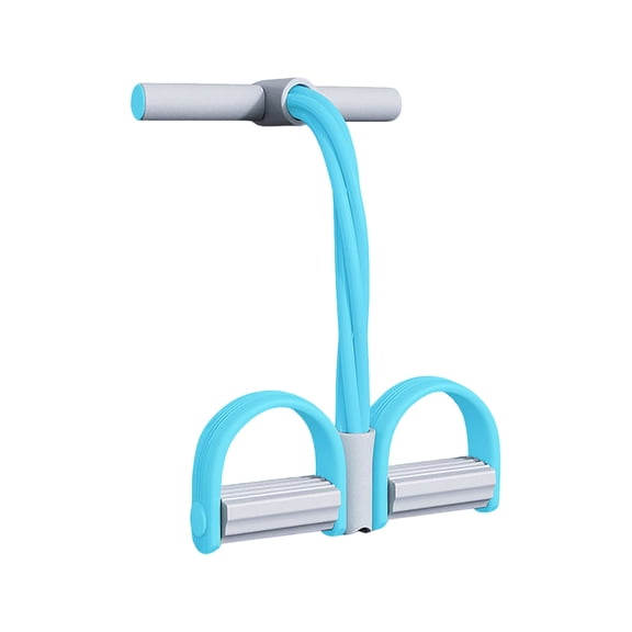 DAMAI 21 Fitness Resistance Bands-4 Tube Pedal Ankle Puller, Upgraded Stretch Bands for Exercise Sit Up Exercise Equipment,Multifunction Tension Rope,Foot Pedal Resistance Bands for Women Men