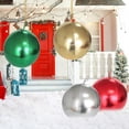 thumbnail image 1 of DAMAI 21 Inch Large Inflatable Christmas Ball Ornaments, Silver Reusable Blow Up Inflatable Christmas Ball Ornaments for Xmas Outside Holiday Lawn Porch Decorations, 1 of 4