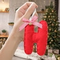 thumbnail image 1 of DAMAI 26 Letter Red Fabric Ornaments with Bow Monogram Christmas Tree Decorations Bulk Personalized DIY Christmas Ornaments Christmas Decoration Xmas Tree Hanging Decor, 1 of 9