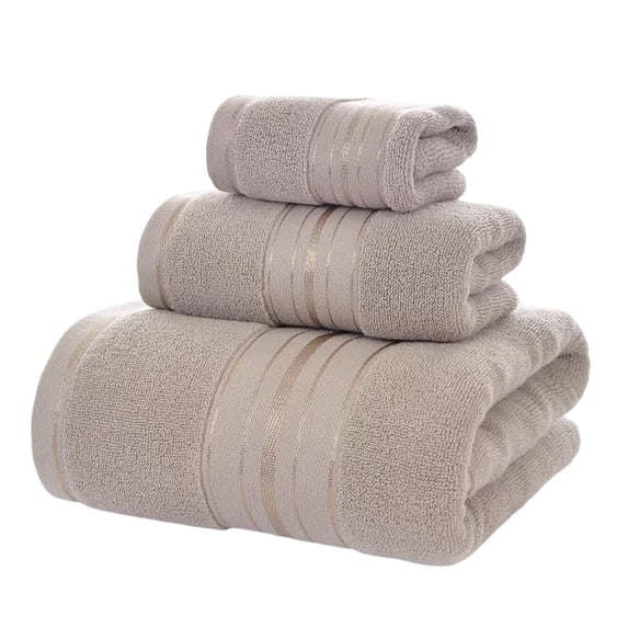 DAMAI 3 Packs Cotton Luxury Towels, Ultrasoft Large Size Bath Bundle, Premium Soft & Absorbent, 55x27 in Quick Dry Spa Towel for Bathroom, Hotel Collection