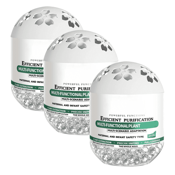 DAMAI 3 Pcs Air Magic Box - Indoor Air Dust Removal Magic Box, Dust Control Odor Absorbing Magic Box, Plant Extract Formula, Multi-Purpose Room Deodorizer for Home, Bedroom, Closet, Office