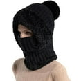 thumbnail image 1 of DAMAI 3 in 1 Beanie Hat with Scarf and Mask, 2026 New Winter Warm Ear Guard Hat, Fall Winter Warm Knitted Windproof Balaclava Scarf for Men Women, 1 of 5