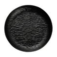 thumbnail image 1 of DAMAI 4 Pcs Dinner Plates Serving Trays,Unbreakable Plastic Dinner Plates Reusable Round Serving Tray for Salad Snacks Appetizer Pasta(Black), 1 of 9